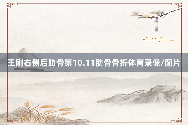 王刚右侧后肋骨第10.11肋骨骨折体育录像/图片