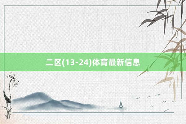 二区(13-24)体育最新信息