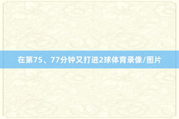 在第75、77分钟又打进2球体育录像/图片