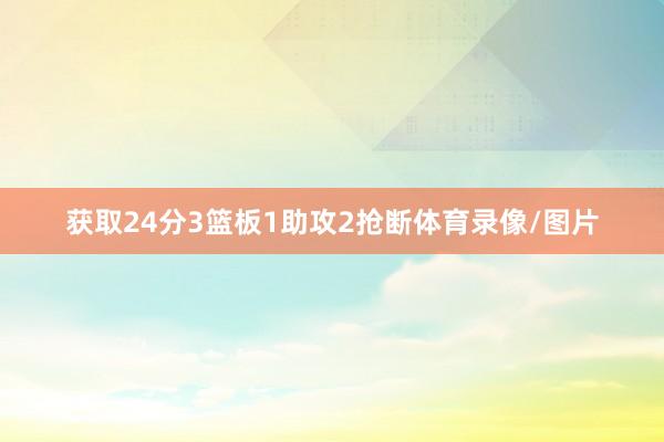 获取24分3篮板1助攻2抢断体育录像/图片