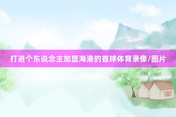 打进个东说念主加盟海港的首球体育录像/图片