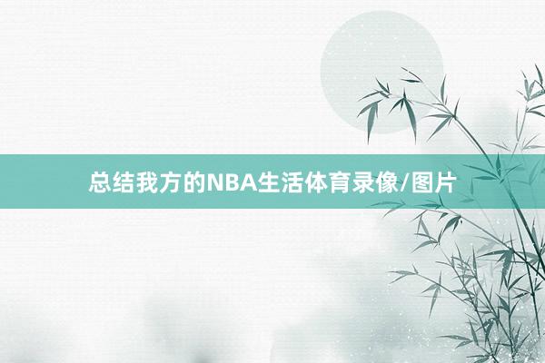 总结我方的NBA生活体育录像/图片