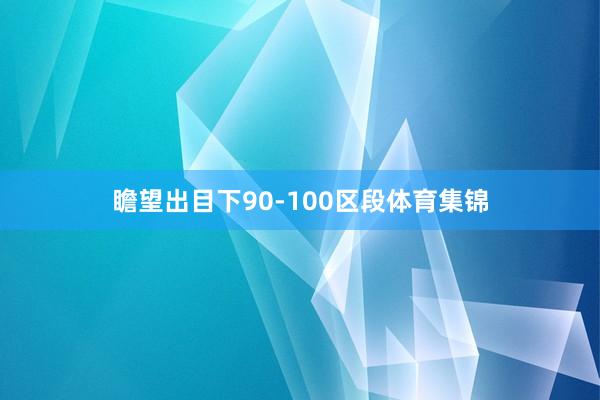 瞻望出目下90-100区段体育集锦