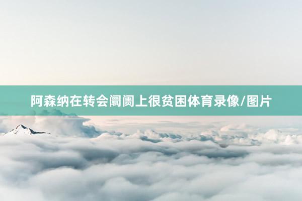 阿森纳在转会阛阓上很贫困体育录像/图片
