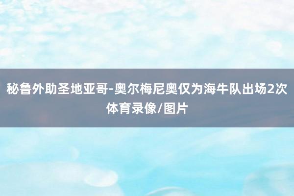 秘鲁外助圣地亚哥-奥尔梅尼奥仅为海牛队出场2次体育录像/图片