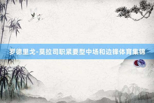 罗德里戈-莫拉司职紧要型中场和边锋体育集锦