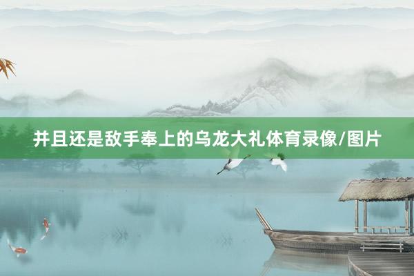 并且还是敌手奉上的乌龙大礼体育录像/图片