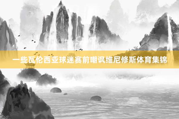 一些瓦伦西亚球迷赛前嘲讽维尼修斯体育集锦