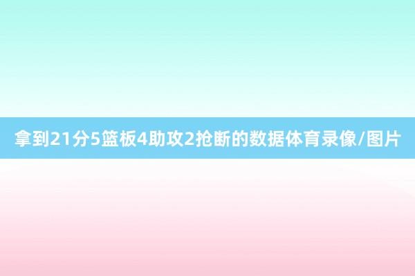拿到21分5篮板4助攻2抢断的数据体育录像/图片