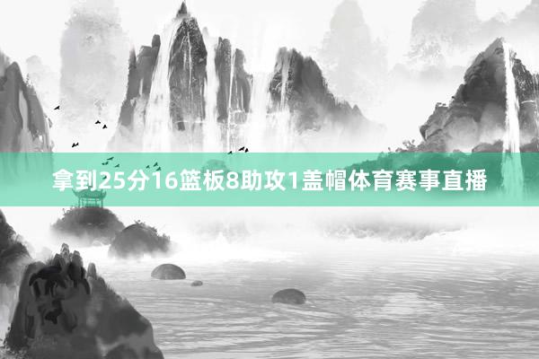 拿到25分16篮板8助攻1盖帽体育赛事直播