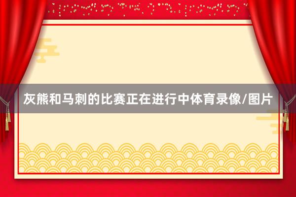 灰熊和马刺的比赛正在进行中体育录像/图片