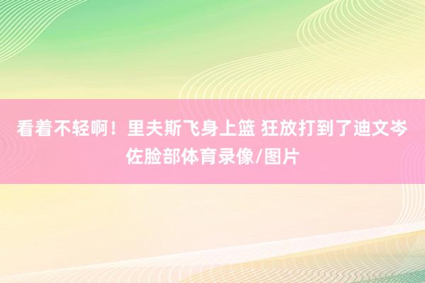 看着不轻啊！里夫斯飞身上篮 狂放打到了迪文岑佐脸部体育录像/图片