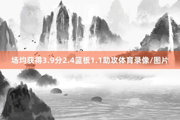 场均获得3.9分2.4篮板1.1助攻体育录像/图片