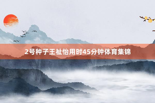 2号种子王祉怡用时45分钟体育集锦