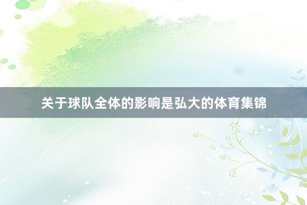 关于球队全体的影响是弘大的体育集锦