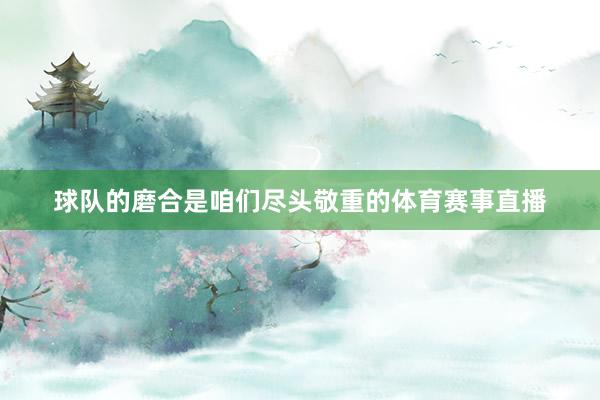 球队的磨合是咱们尽头敬重的体育赛事直播