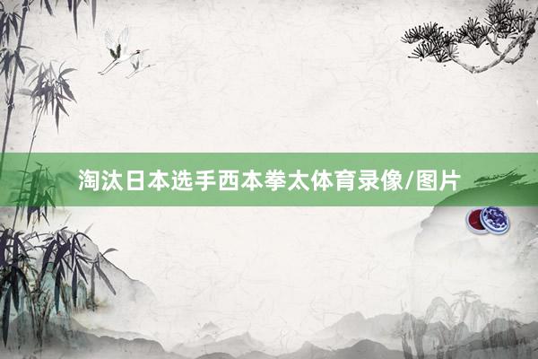 淘汰日本选手西本拳太体育录像/图片