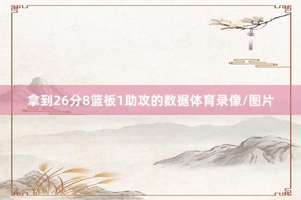 拿到26分8篮板1助攻的数据体育录像/图片