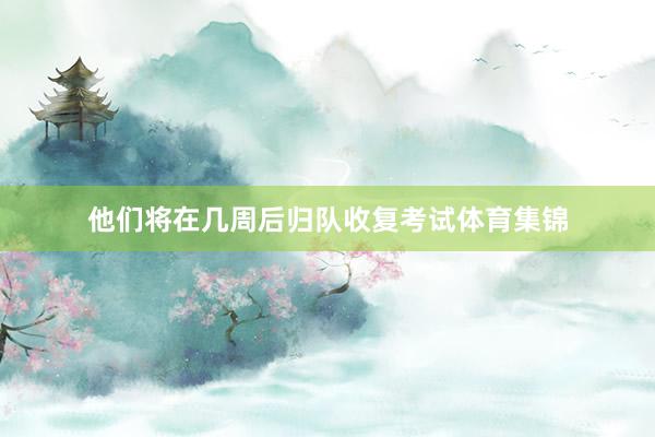 他们将在几周后归队收复考试体育集锦