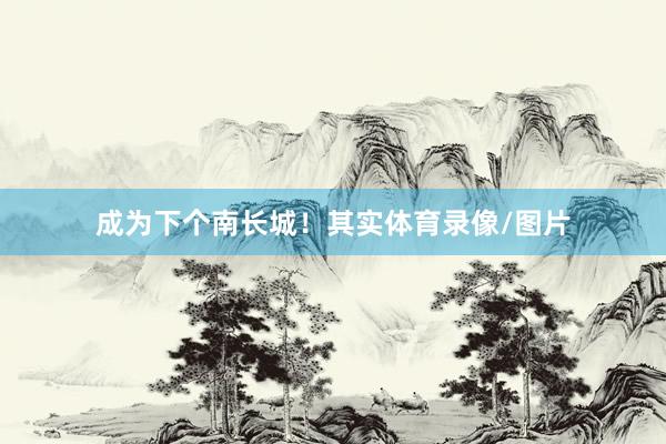 成为下个南长城！其实体育录像/图片