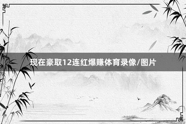现在豪取12连红爆赚体育录像/图片