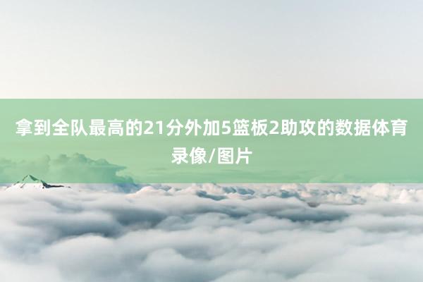 拿到全队最高的21分外加5篮板2助攻的数据体育录像/图片
