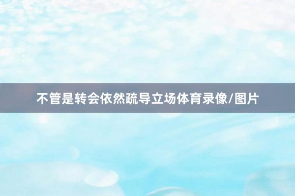 不管是转会依然疏导立场体育录像/图片