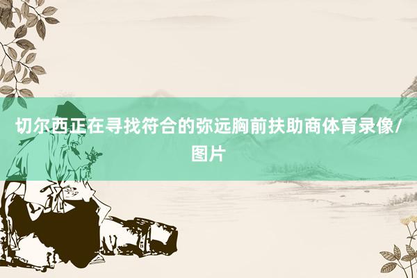 切尔西正在寻找符合的弥远胸前扶助商体育录像/图片