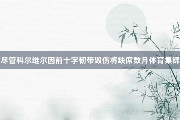 尽管科尔维尔因前十字韧带毁伤将缺席数月体育集锦