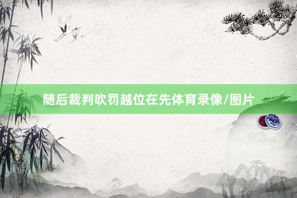 随后裁判吹罚越位在先体育录像/图片