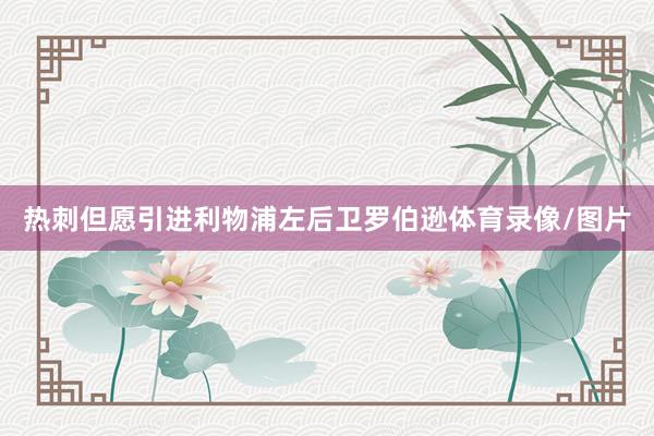 热刺但愿引进利物浦左后卫罗伯逊体育录像/图片