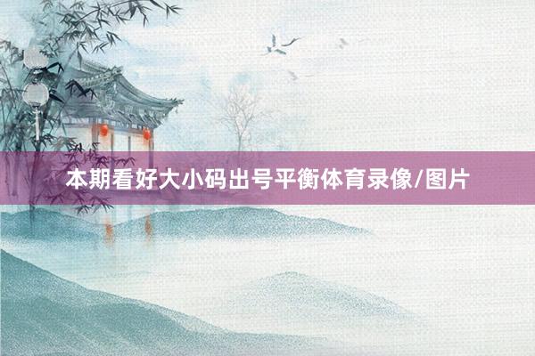 本期看好大小码出号平衡体育录像/图片