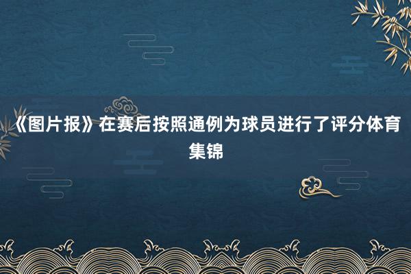 《图片报》在赛后按照通例为球员进行了评分体育集锦